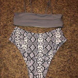 Snakeskin Bikini Set
